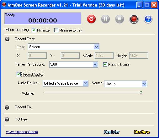  AimOne Screen Recorder