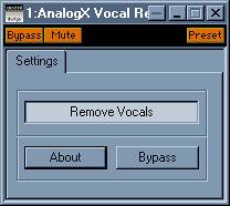  AnalogX Vocal Remover