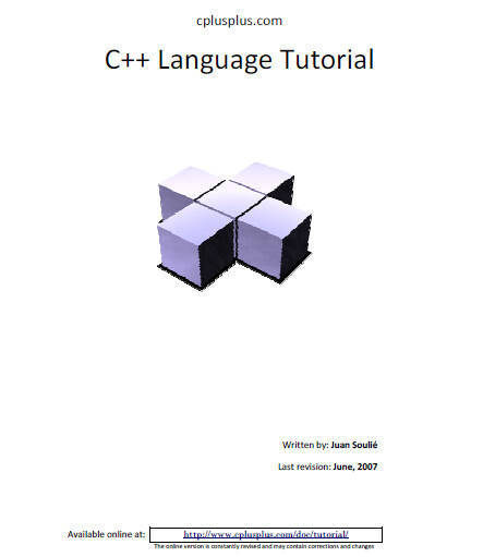  C++ Language Tutorial