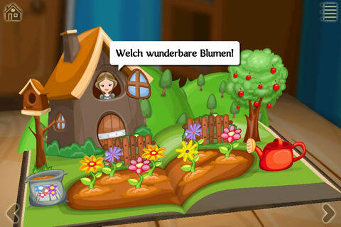  Grimms Rapunzel – interaktives Aufklappbuch in 3D