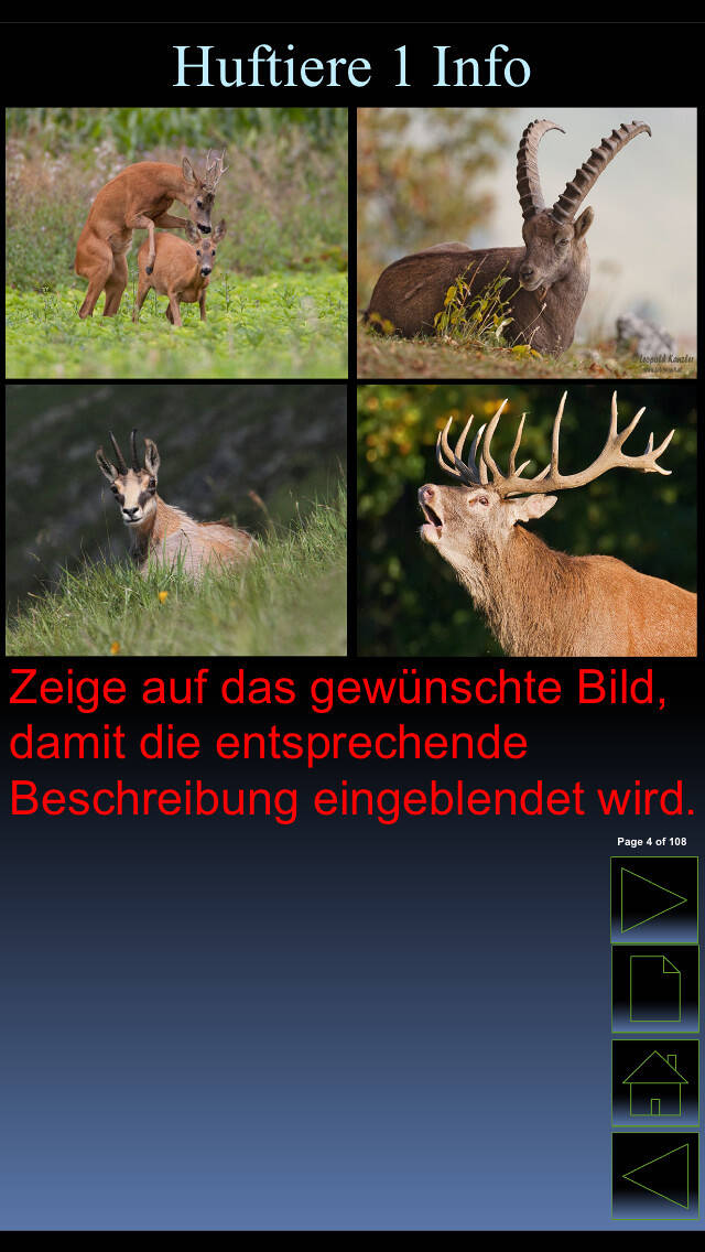  iWildtiere der Schweiz, Österreich, Deutschlands