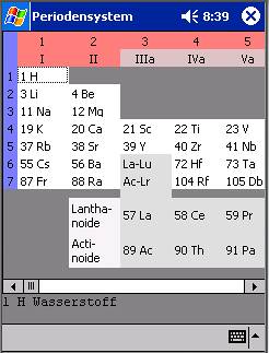  Periodensystem der Elemente