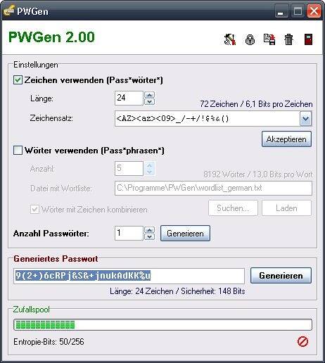  PWGen für Windows