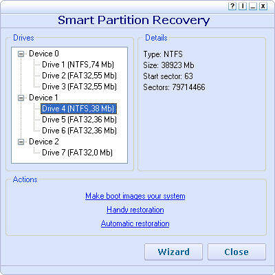  Smart Partition Recovery
