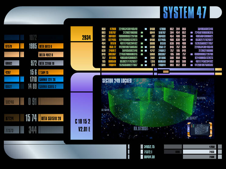  System 47 - Star Trek LCARS Screensaver