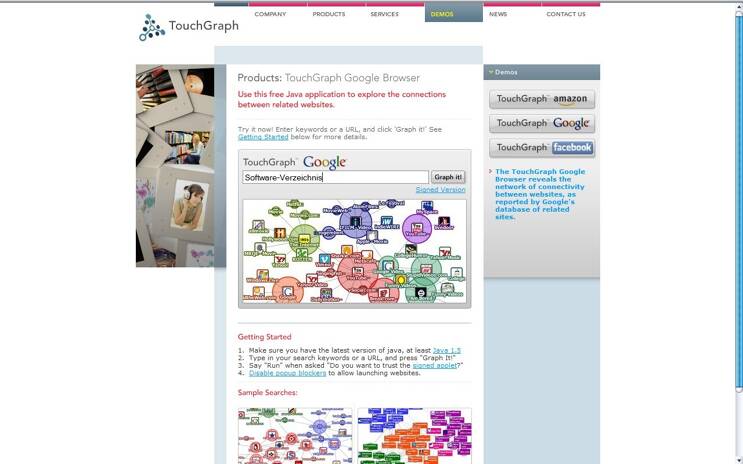 TouchGraph Google Browser