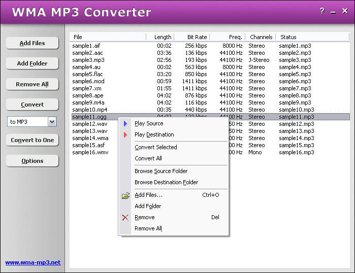  WMA MP3 Converter
