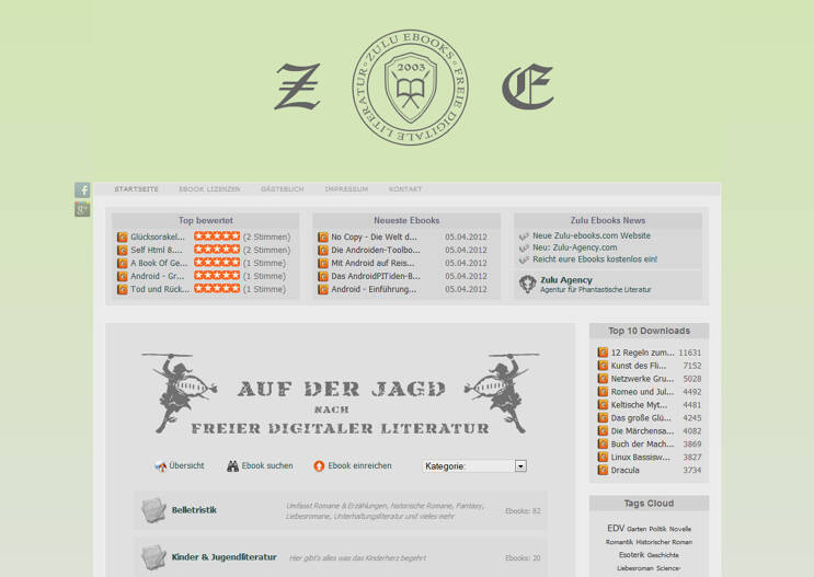  Zulu Ebooks - Freie Digitale Literatur