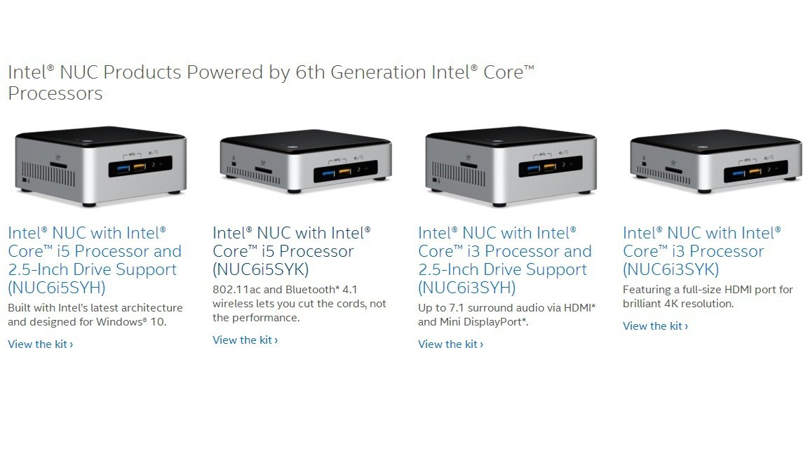 Intel nuc схема питания