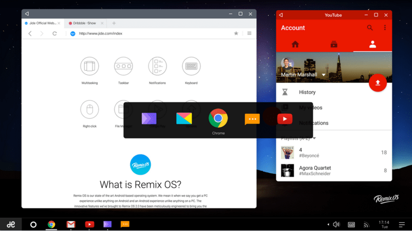 Android auf dem PC Remix OS als Beta Version erschienen Android auf dem PC Remix OS als Beta Version erschienen