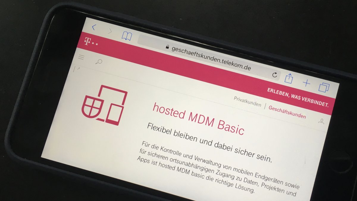 Mobile Device Management Deutsche Telekom betreibt MobileIron