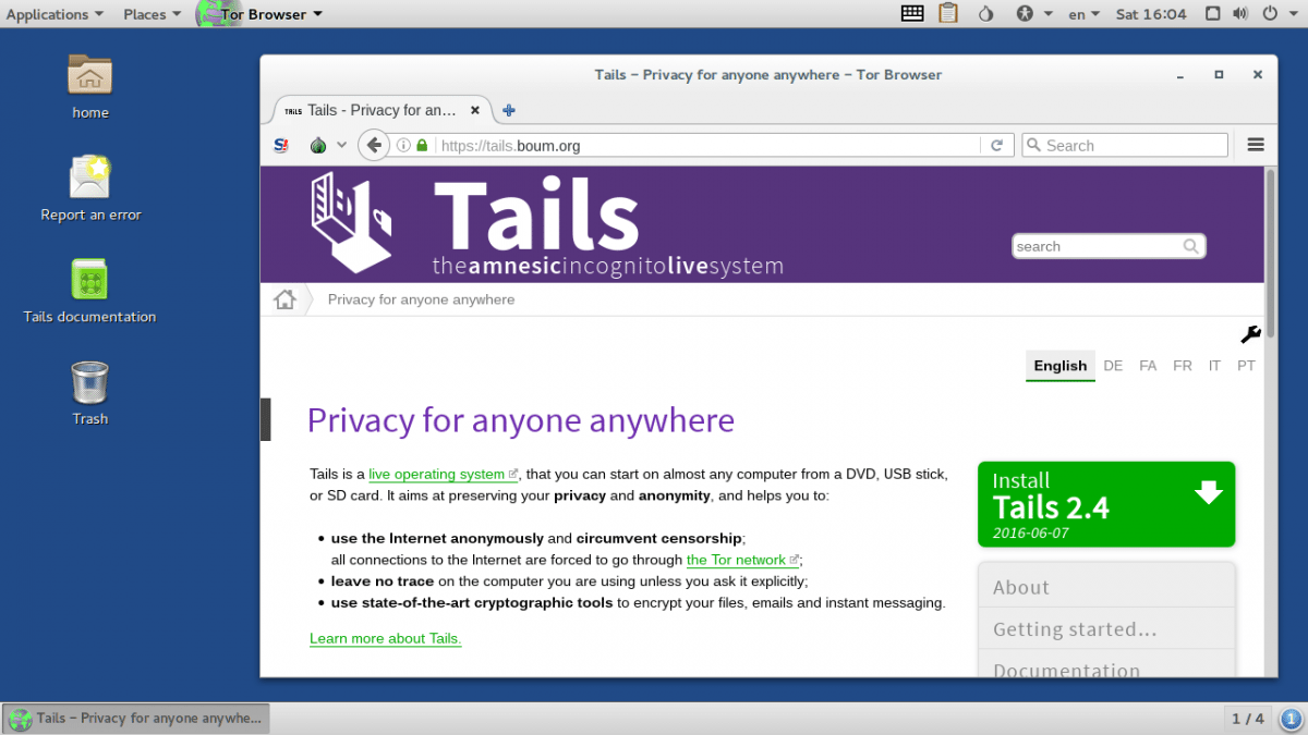 tor browser and tails гидра