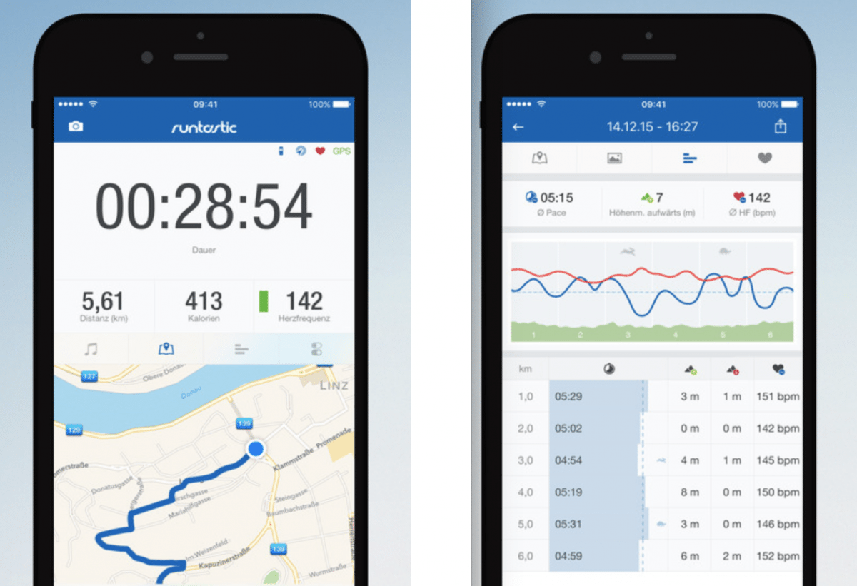 runtastic app fahrrad kostenlos
