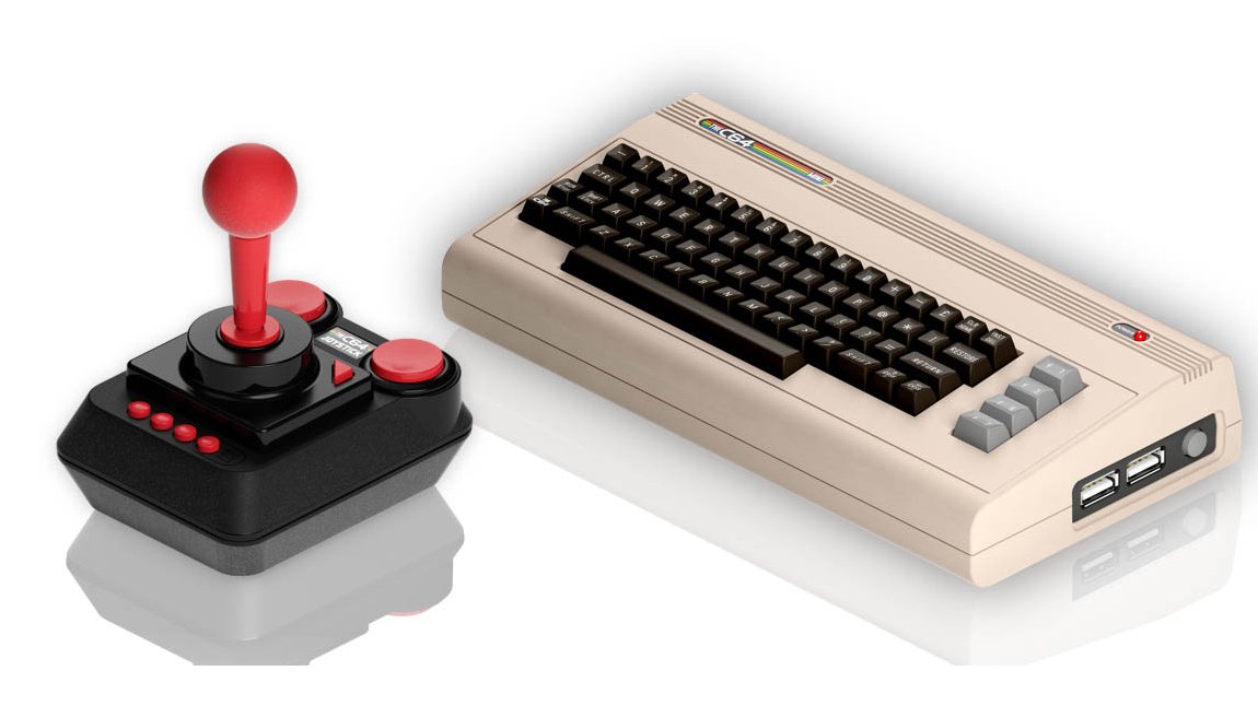 Retro Games C64 erscheint als Mini Konsole mit 64 Spielen heise online