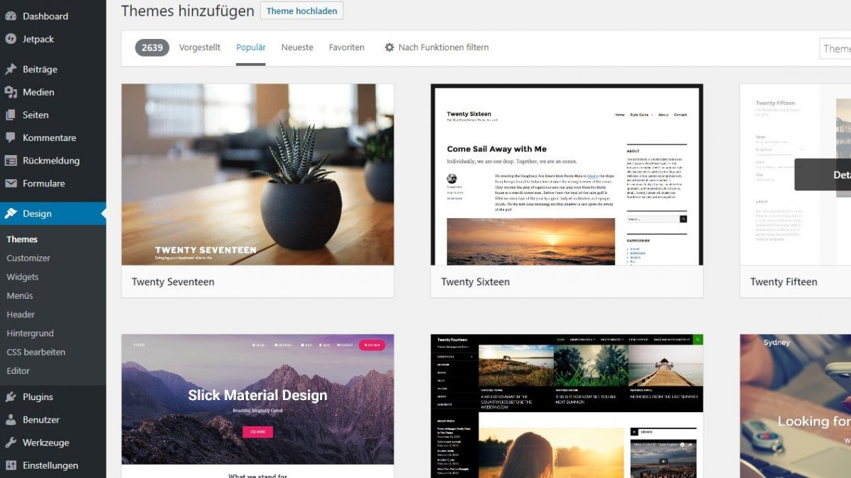 WordPress: Erste Schritte für die eigene Website | heise online