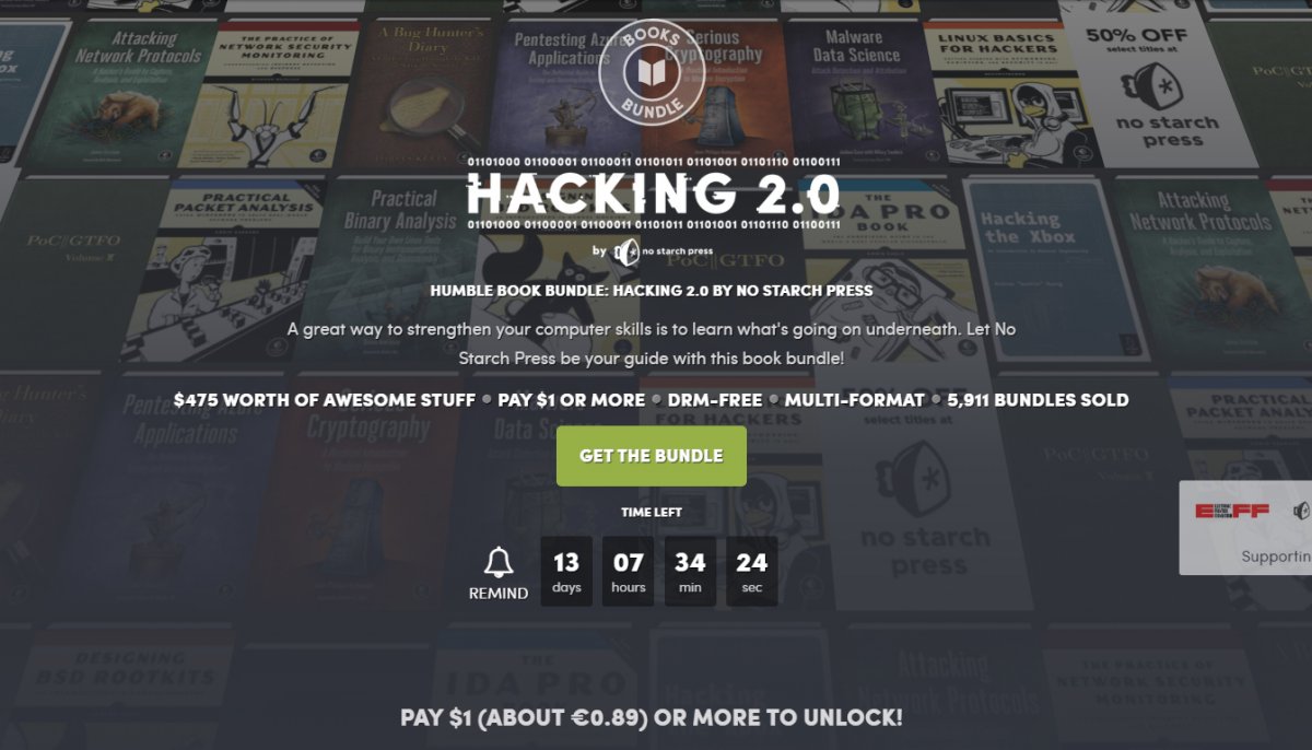 Humble Book Bundle Hacking 2 0 It Security Bucher Ab