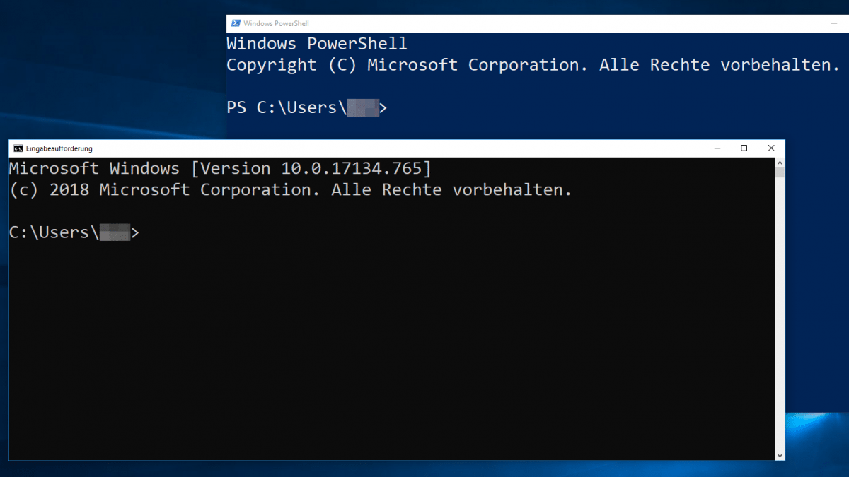 Windows 10 Eingabeaufforderung und PowerShell schneller starten heise online
