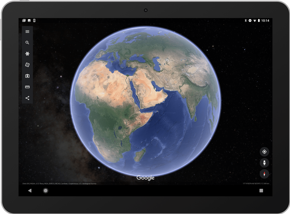 Google Earth zeigt Bilder aus dem Weltraum nun auch mobil ...