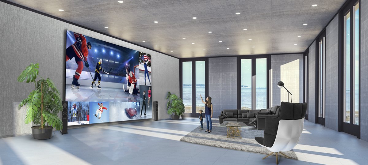 8K-Fernseher mit 325 Zoll: LG stellt Riesen-TV vor | heise online