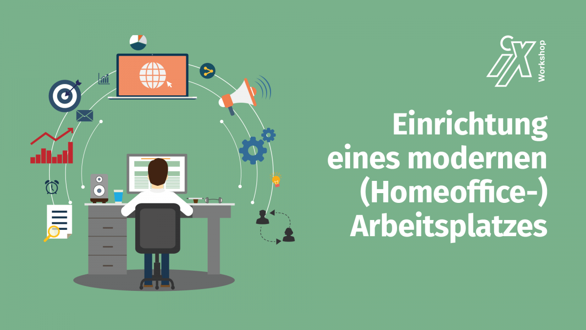 heise offer: iX workshop: setting up modern (home office) workplaces thumbnail