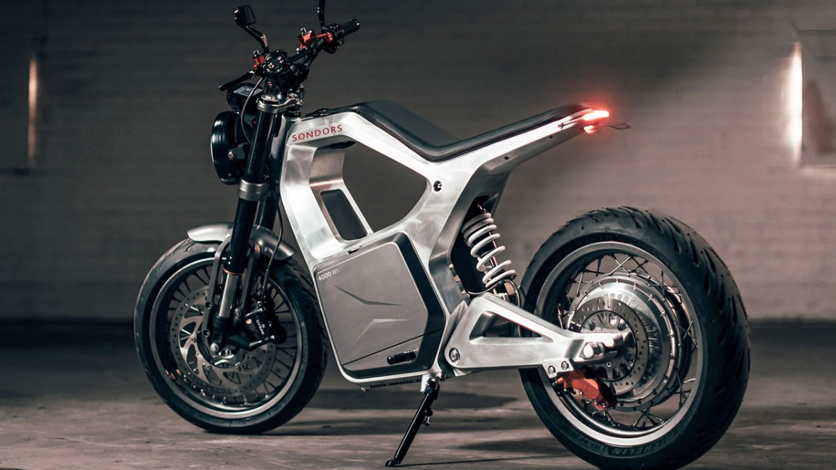 Mut zur Lücke: Elektro-Motorrad mit Radnabenmotor Sondors Metacycle