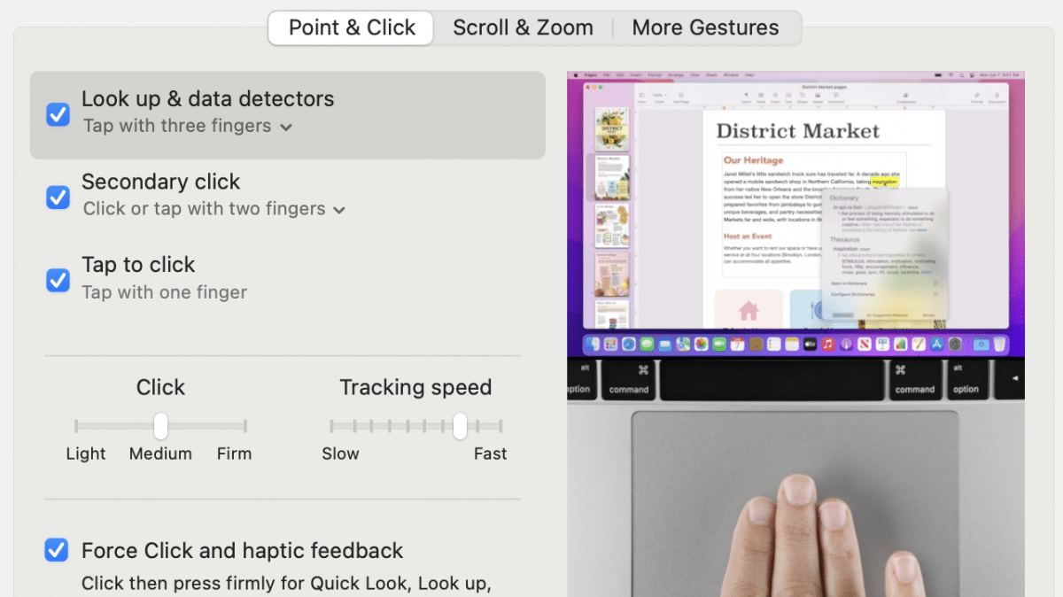 macOS Monterey: "Tap to Click" auf dem Trackpad teilweise immer noch kaputt