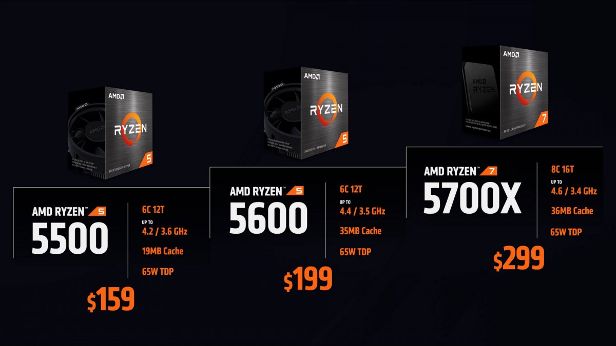 AMDs Billig-Ryzens dengan 99 Dolar AS, Beta-BIOSe untuk 300er-Boards dan R7 5800X3D