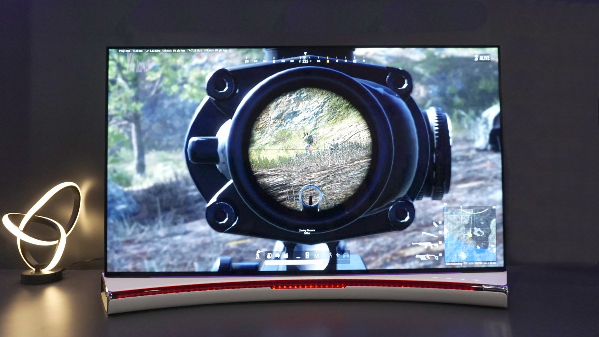 Krümmt sich auf Knopfdruck: LGs Gaming-Monitor mit OLED-Display