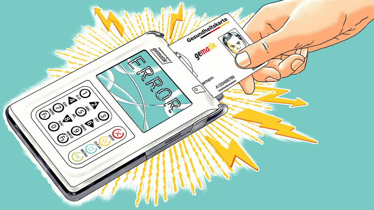 Probleme in Arztpraxen: NFC-Gesundheitskarten legen Kartenleser lahm