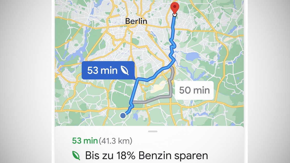 Google Maps: Spritsparende Routen durch Deutschland​