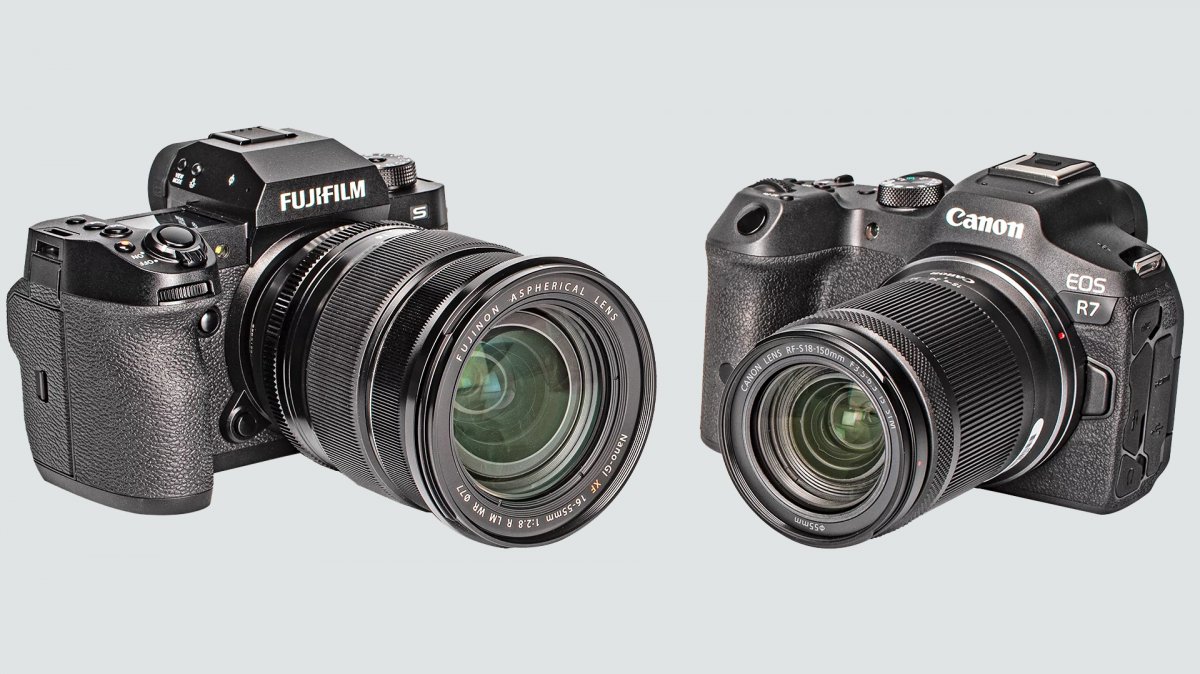 Sprinter mit APS-C: Canons EOS R7 und Fujifilms X-H2S im Test