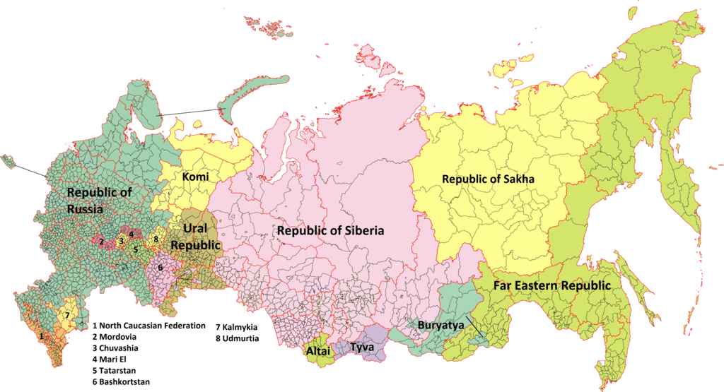 Russland dekolonisieren: Will der Westen die Russische Föderation ...