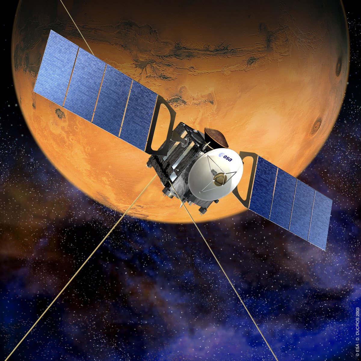‘Record unico’: la sonda Mars Express dell’ESA funge da staffetta per la settima missione