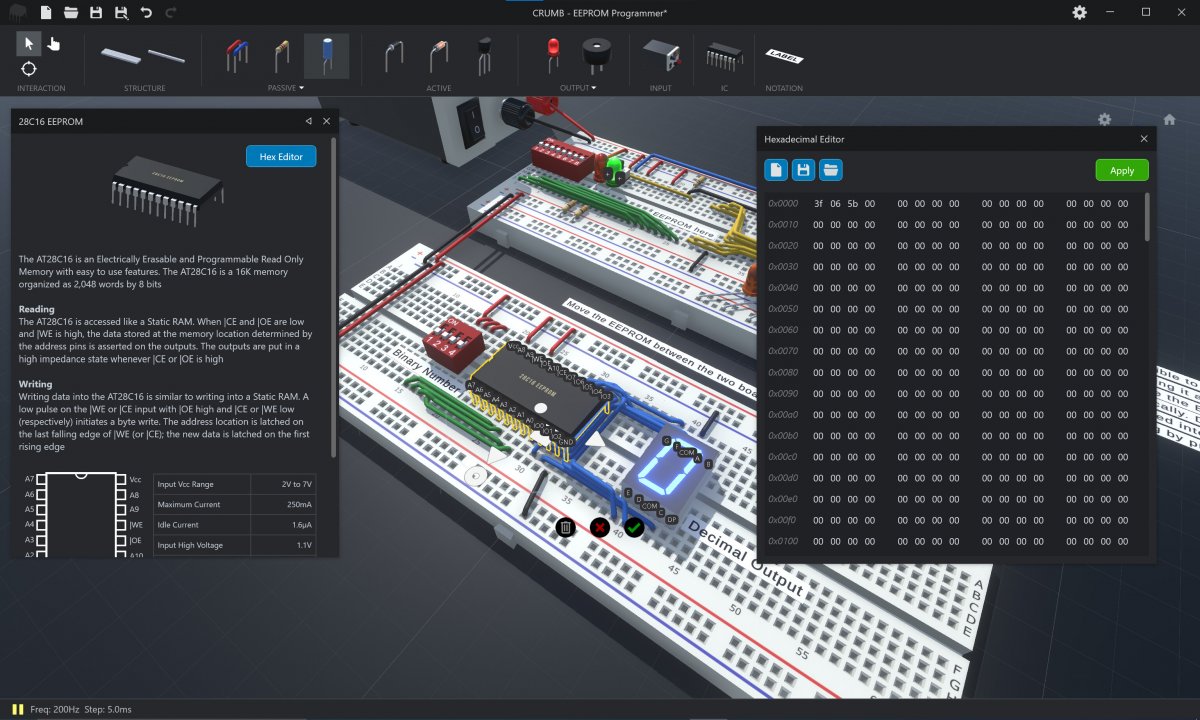 CRUMB: spielerisch Elektronik in 3D bauen