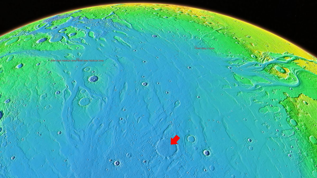 Cráter de impacto identificado: otro rastro de un tsunami masivo en Marte