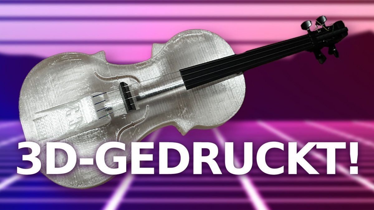 c't 3003: Wir haben eine Geige 3D-gedruckt