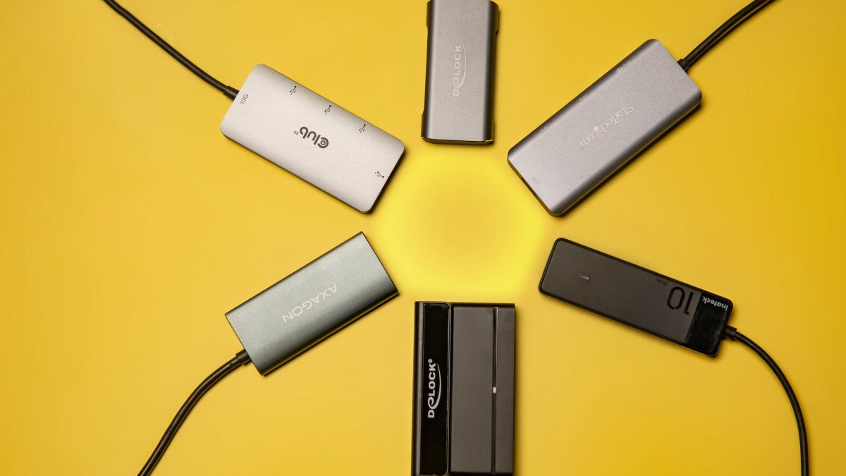 USB-Hubs mit vier Ports und 10 GBit/s im Test