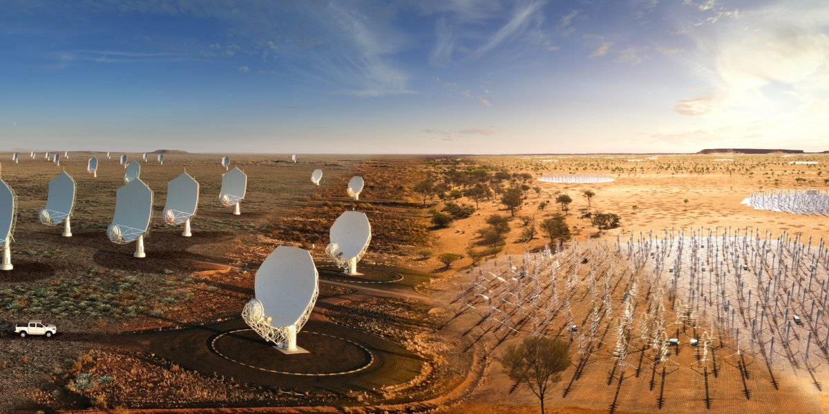 Weltgrößtes Forschungsinstrument: Square Kilometre Array Observatory wird gebaut