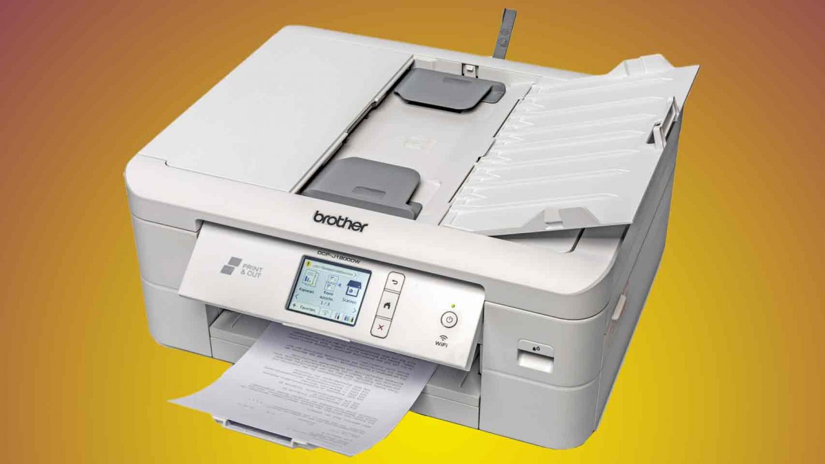 Im Test: Brother Multifunktionsdrucker mit automatischem Papierschnitt ...