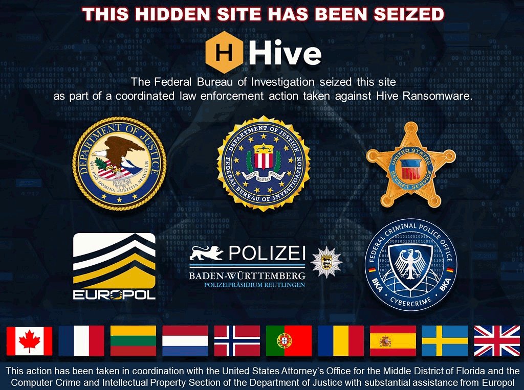 Cybercrime: Polizei zerschlägt Ransomware-Gruppe "Hive"​