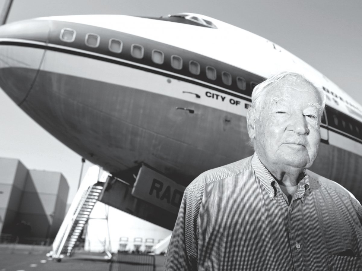 Statt zwei Röhren übereinander: Joe Sutter konstruierte die Boeing 747