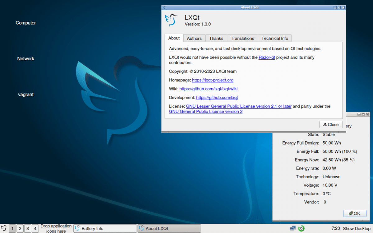 Linux desktop LXQt 1.3.0 verbetert bestandsbeheer en bugfixes