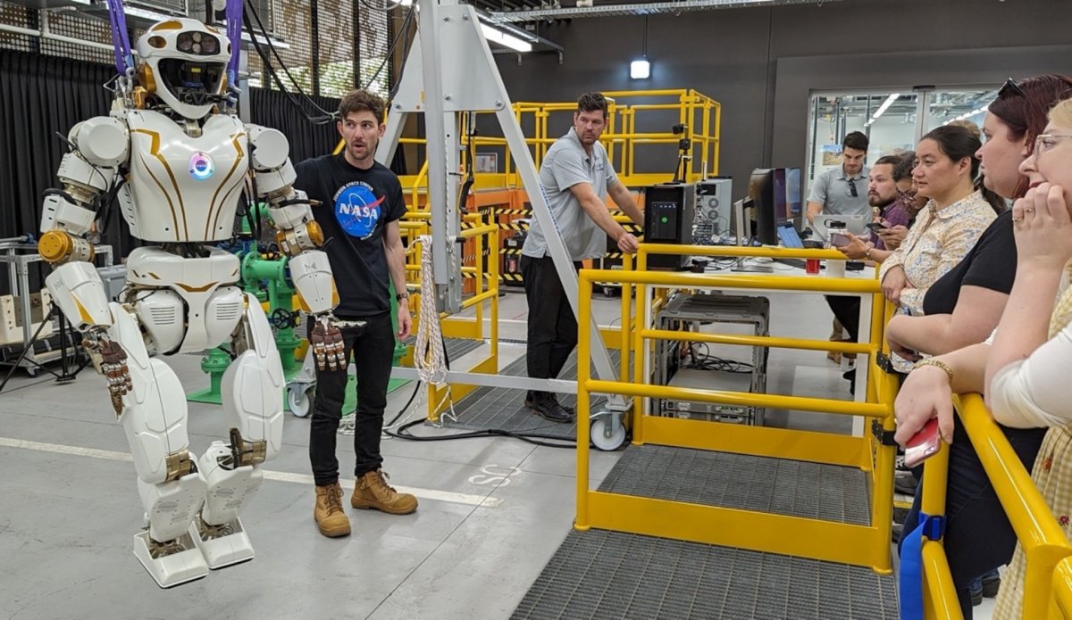 NASA test de Valkyrie-robot in een Australische offshore-energiefaciliteit