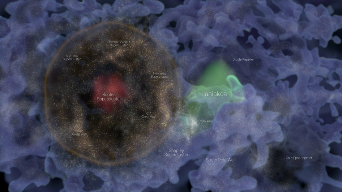 Astronomy: The huge Hoʻoleilana bubble is a billion light-years across