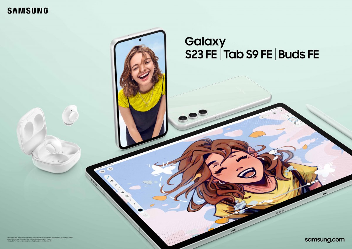 Galaxy S23 FE, Galaxy Tab S9 FE und Galaxy Buds FE: Samsungs neue Fan Edition