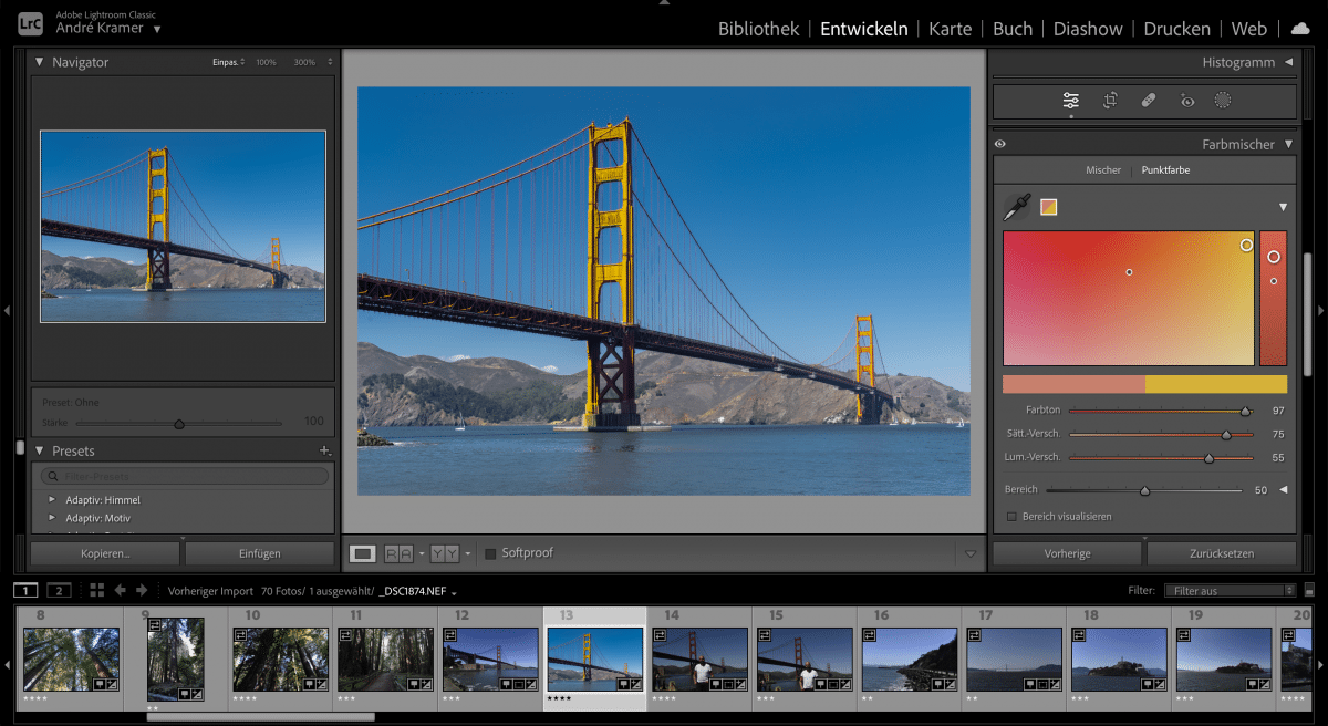 Adobe Lightroom: Dukungan keburaman lensa, warna titik, dan dukungan HDR