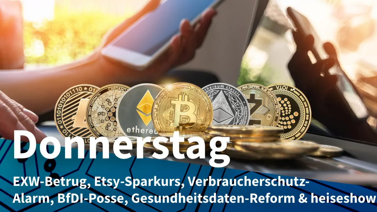 Donnerstag: Geständnis eines Kärntner Krypto-Betrügers, Entlassungen bei  Etsy | heise online