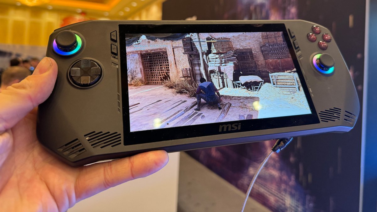Intel-Gaming-Handheld MSI Claw im Hands-on