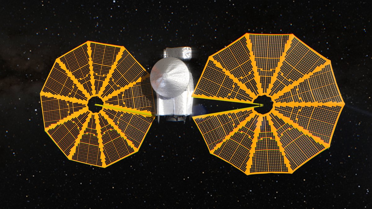 Sonda Lucy NASA: z dwoma dużymi silnikami pędzącymi w stronę pasa asteroid