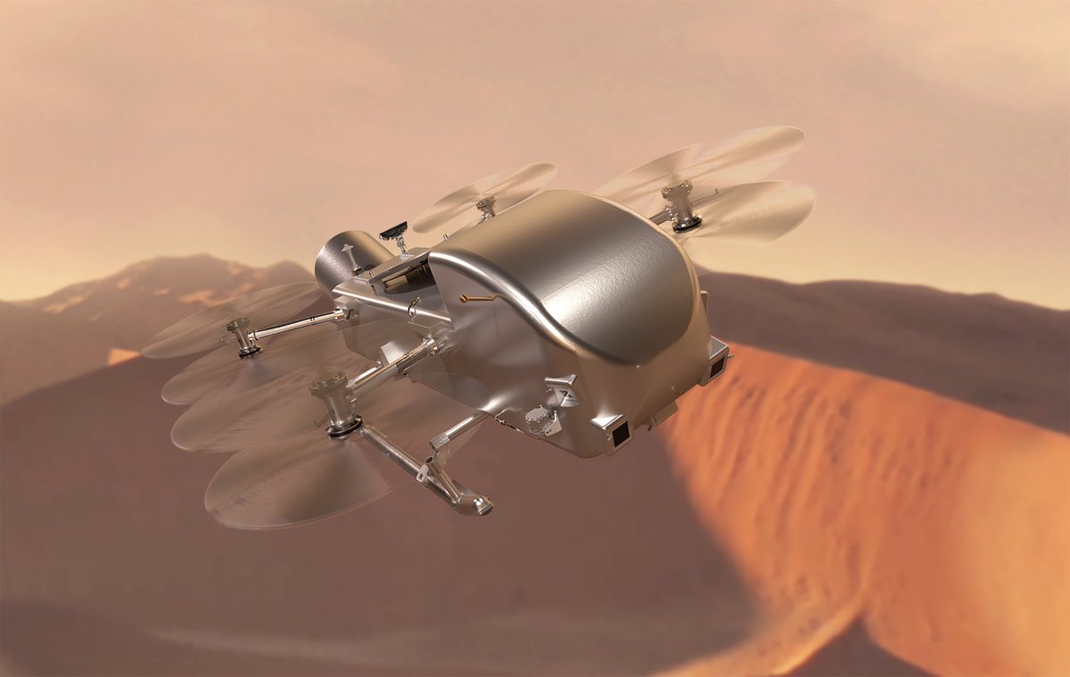 Mission bestätigt: NASA-Drohne Dragonfly soll 2034 über Saturnmond Titan fliegen